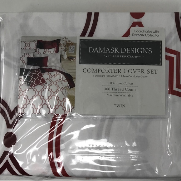 Charter Club Bedding Damask Designs Comforter Cover Set Poshmark